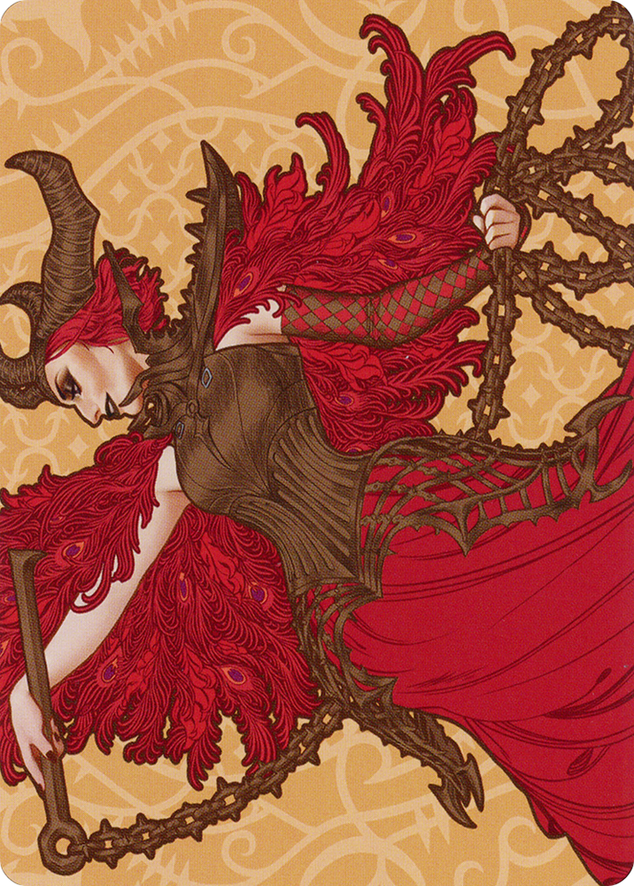 Magic | Judith, the Scourge Diva Art Card [March of the Machine Art Series] | The Nerd Merchant