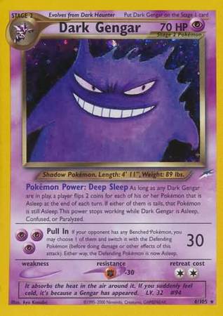 Pokemon | Dark Gengar (6/105) [Neo Destiny Unlimited] | The Nerd Merchant