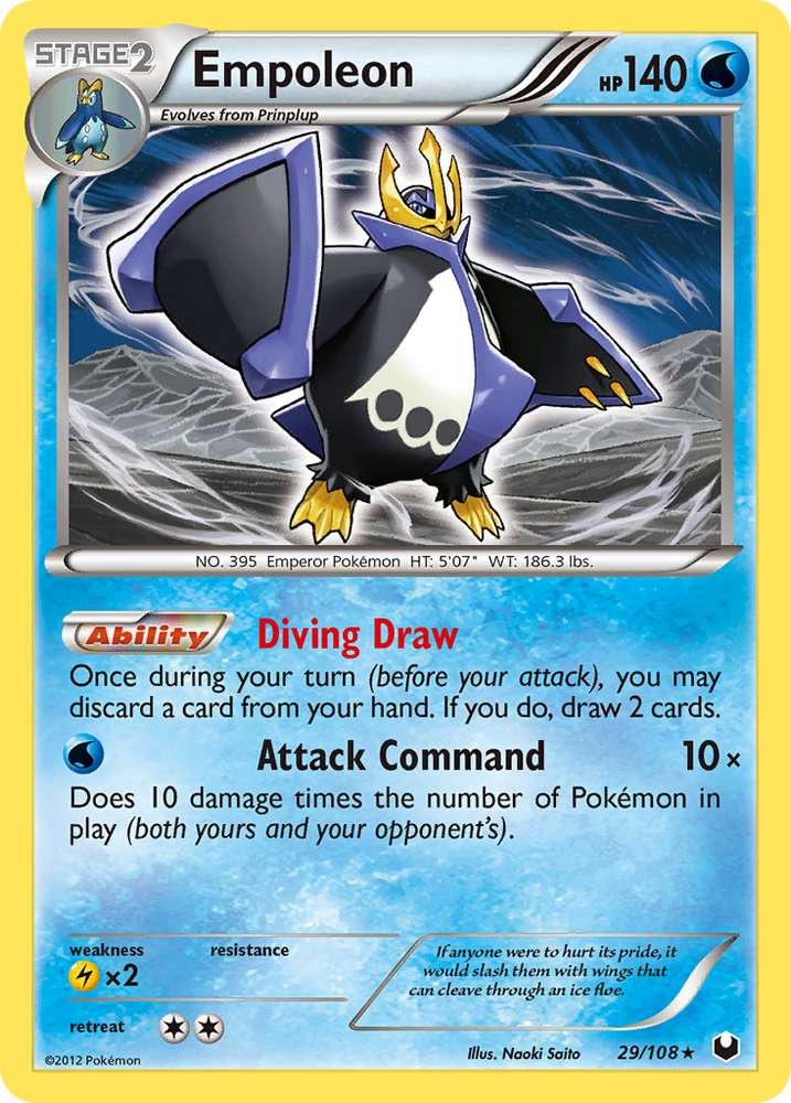 Pokemon | Empoleon (29/108) [Black & White: Dark Explorers] | The Nerd Merchant