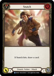 Flesh and Blood TCG | Snatch (Red) [U-WTR167] (Welcome to Rathe Unlimited)  Unlimited Normal | The Nerd Merchant