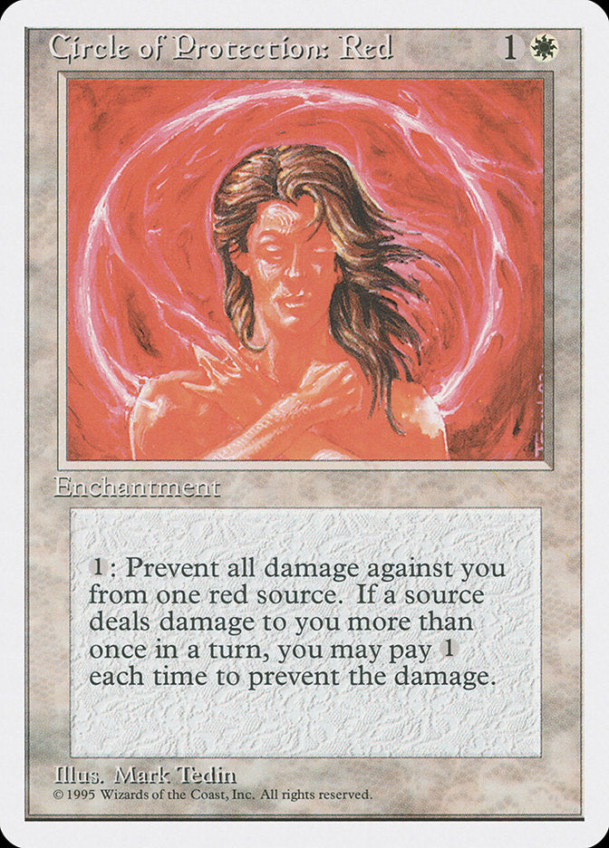 Magic | Circle of Protection: Red [Fourth Edition] | The Nerd Merchant