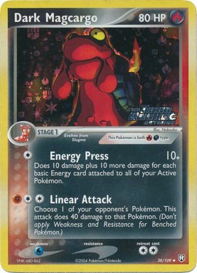 Pokemon | Dark Magcargo (38/109) (Stamped) [EX: Team Rocket Returns] | The Nerd Merchant
