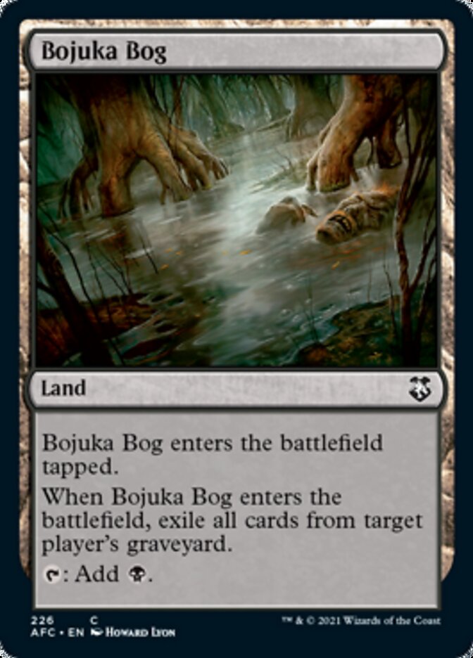 Magic | Bojuka Bog [Dungeons & Dragons: Adventures in the Forgotten Realms Commander] | The Nerd Merchant