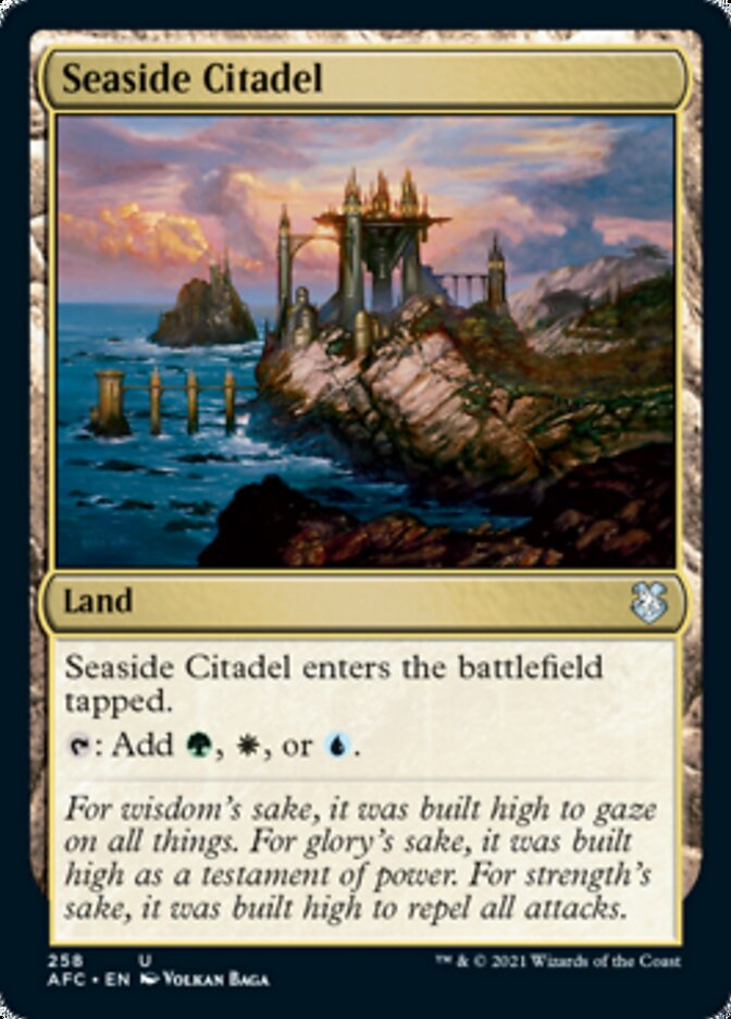 Magic | Seaside Citadel [Dungeons & Dragons: Adventures in the Forgotten Realms Commander] | The Nerd Merchant