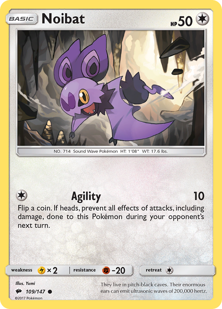 Pokemon | Noibat (109/147) [Sun & Moon: Burning Shadows] | The Nerd Merchant