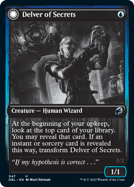 Magic | Delver of Secrets // Insectile Aberration [Innistrad: Double Feature] | The Nerd Merchant
