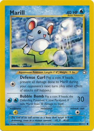 Pokemon | Marill (66/111) [Neo Genesis Unlimited] | The Nerd Merchant