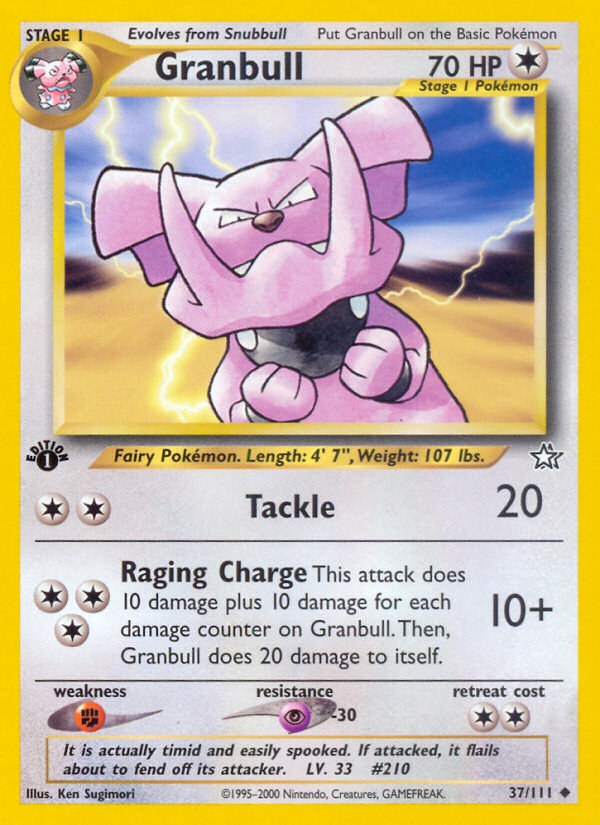 Pokemon | Granbull (37/111) [Neo Genesis 1st Edition] | The Nerd Merchant