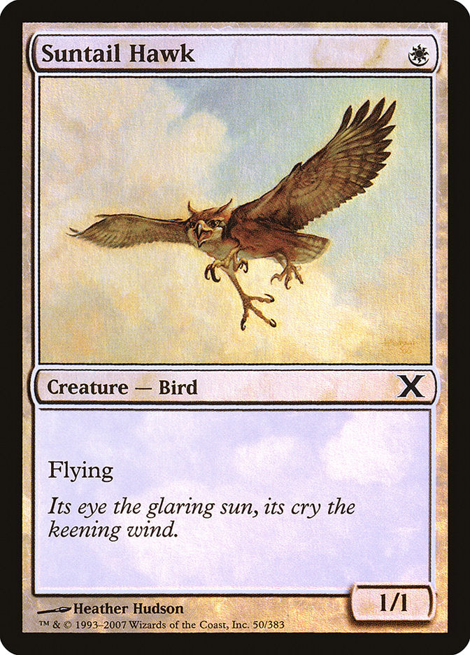 Magic | Suntail Hawk (Premium Foil) [Tenth Edition] | The Nerd Merchant