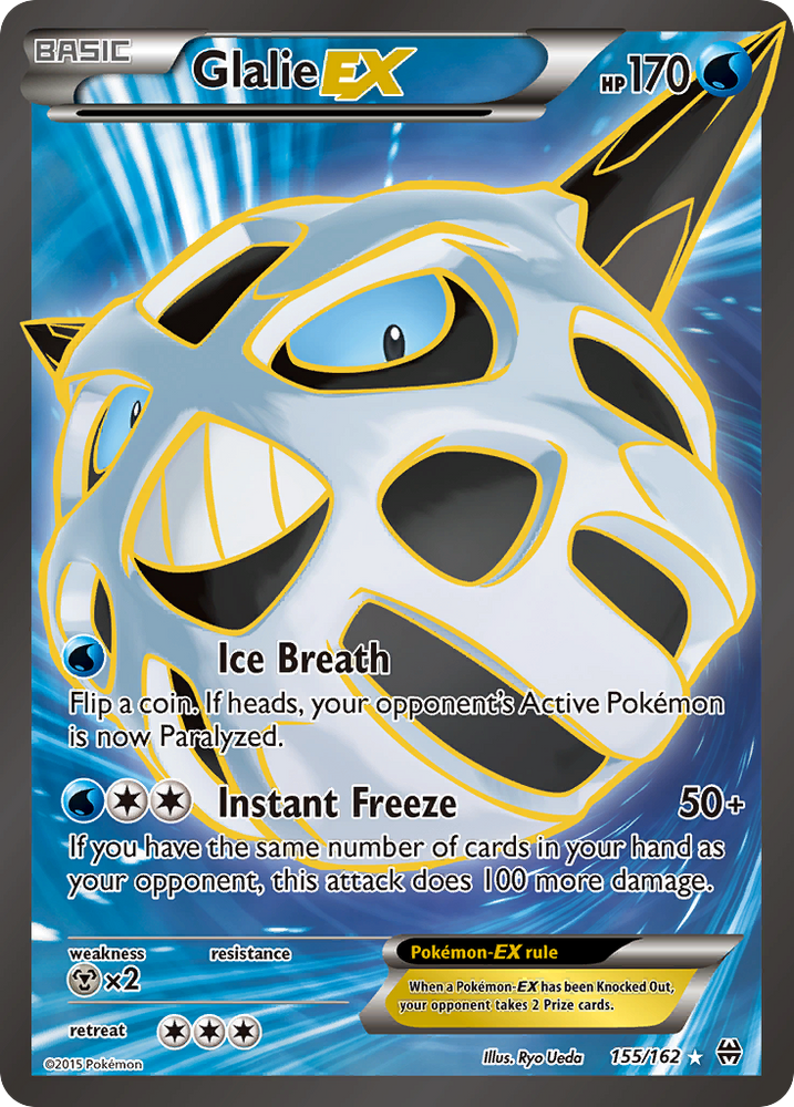 Pokemon | Glalie EX (155/162) [XY: BREAKthrough] | The Nerd Merchant