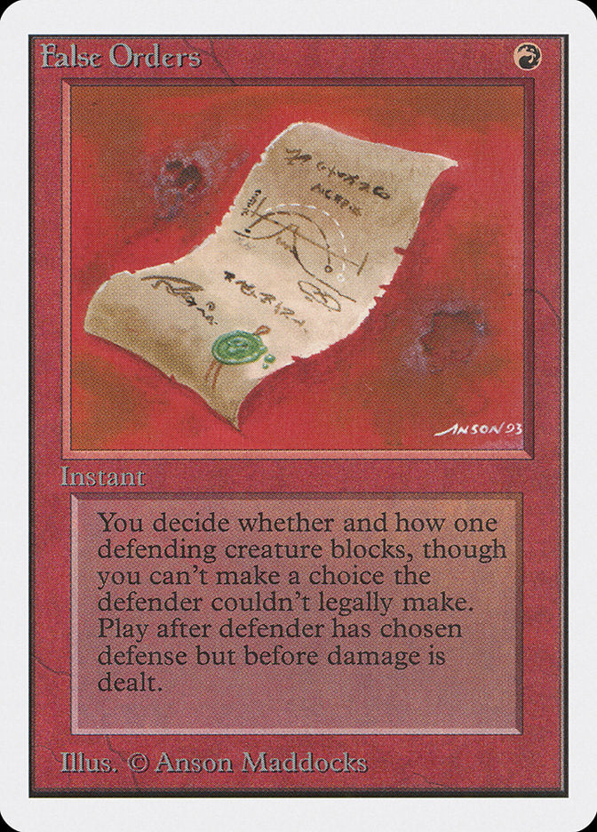 Magic | False Orders [Unlimited Edition] | The Nerd Merchant