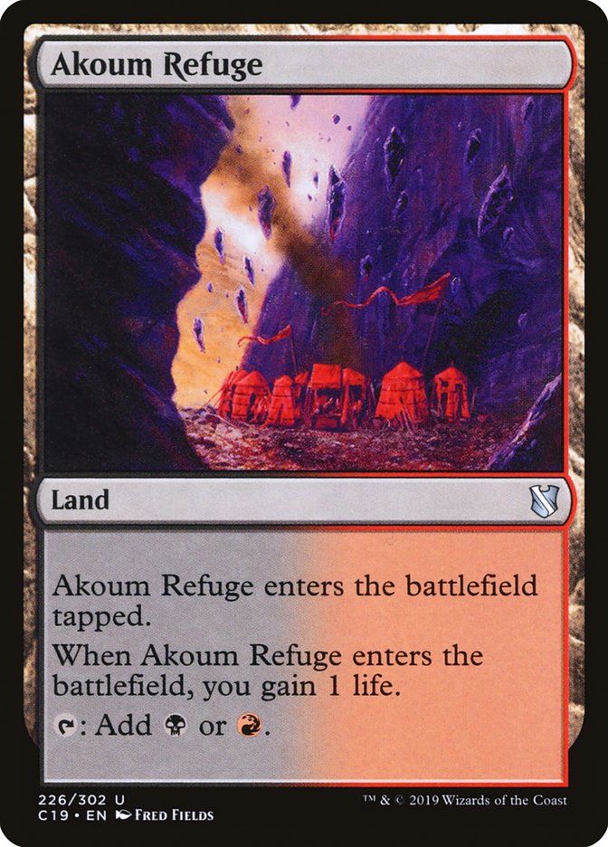Magic | Akoum Refuge [Commander 2019] | The Nerd Merchant