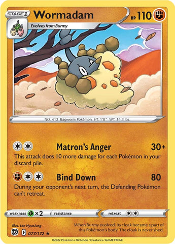 Pokemon | Wormadam (077/172) [Sword & Shield: Brilliant Stars] | The Nerd Merchant