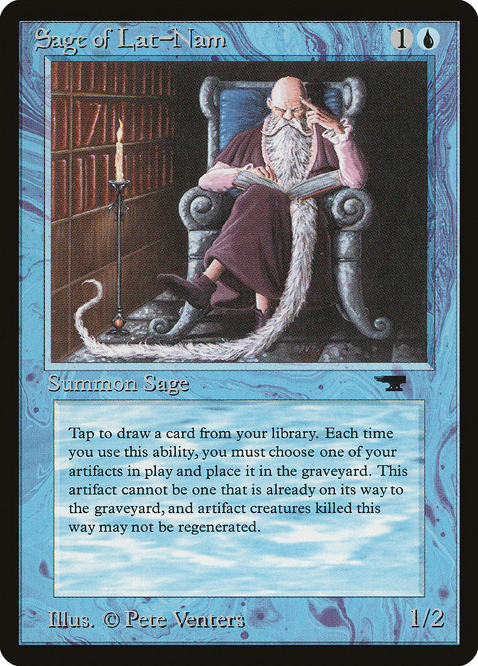 Magic | Sage of Lat-Nam [Antiquities] | The Nerd Merchant
