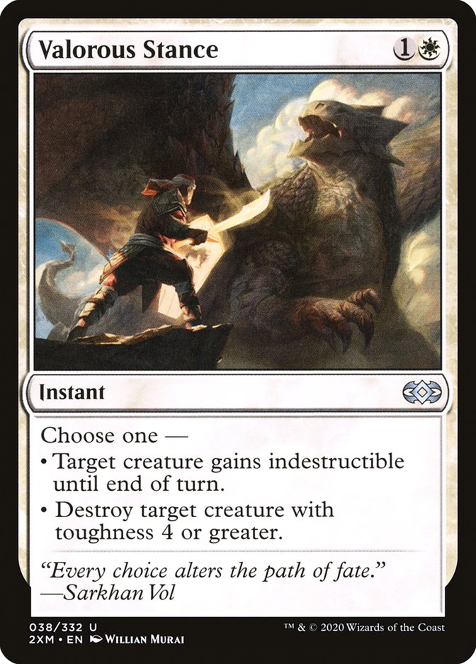 Magic | Valorous Stance [Double Masters] | The Nerd Merchant
