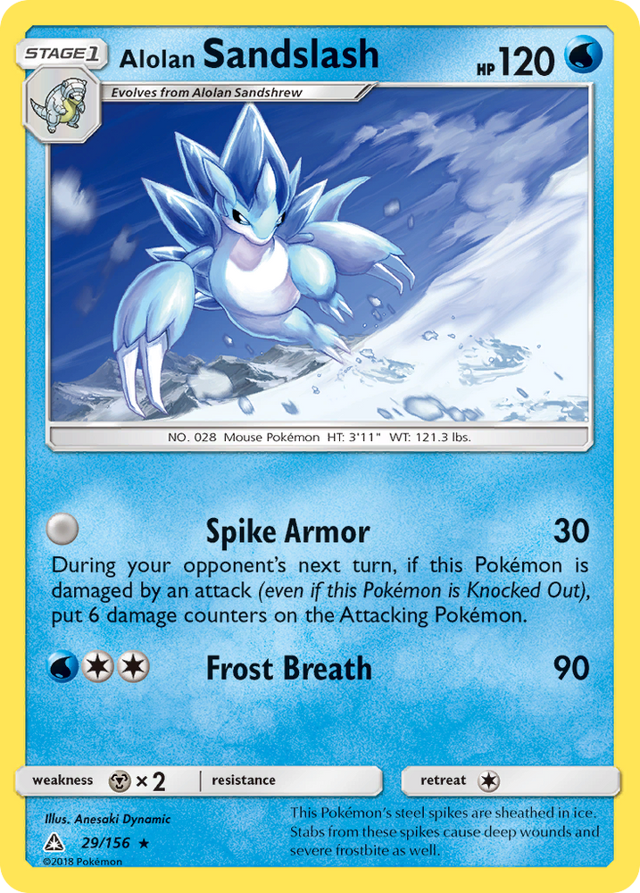 Pokemon | Alolan Sandslash (29/156) [Sun & Moon: Ultra Prism] | The Nerd Merchant