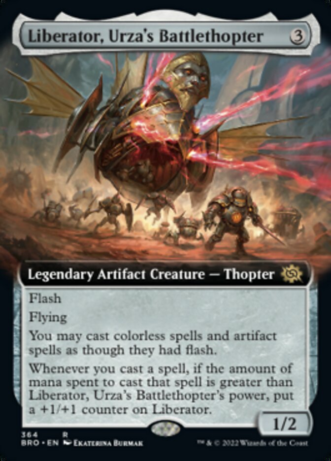 Magic | Liberator, Urza's Battlethopter (Extended Art) [The Brothers' War] | The Nerd Merchant