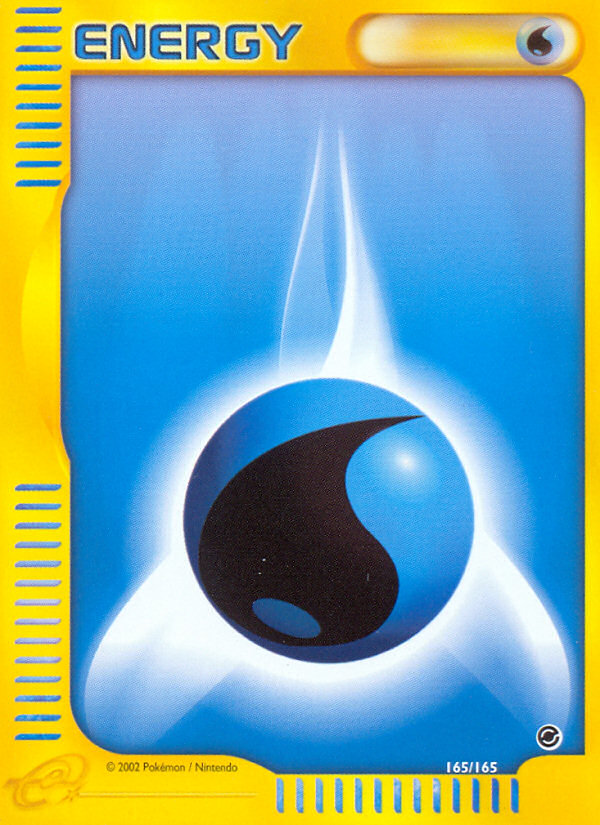 Pokemon | Water Energy (165/165) [Expedition: Base Set] | The Nerd Merchant