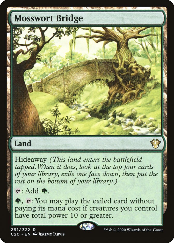 Magic | Mosswort Bridge [Commander 2020] | The Nerd Merchant