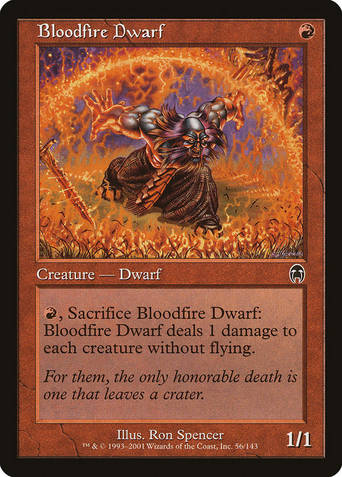 Magic | Bloodfire Dwarf [Apocalypse] | The Nerd Merchant