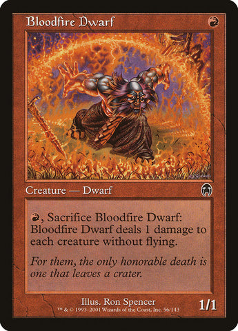 Magic | Bloodfire Dwarf [Apocalypse] | The Nerd Merchant