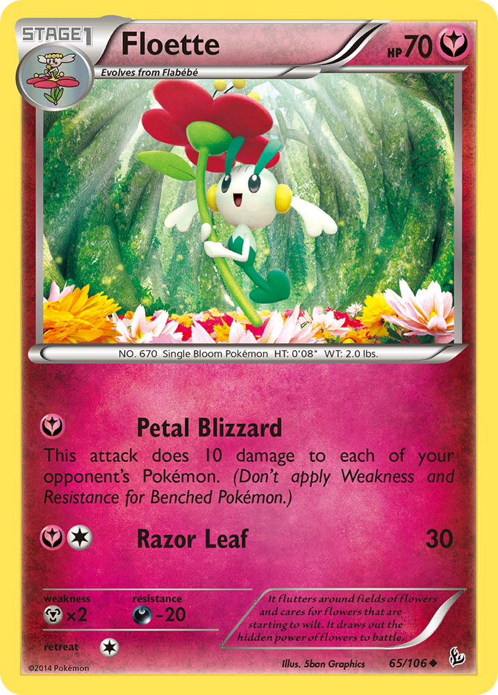 Pokemon | Floette (65/106) [XY: Flashfire] | The Nerd Merchant