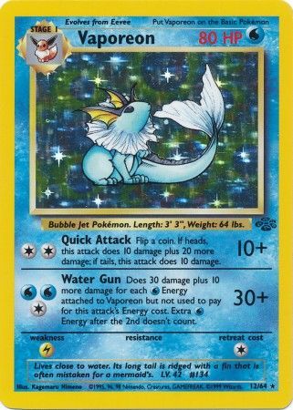 Pokemon | Vaporeon (12/64) [Jungle Unlimited] | The Nerd Merchant