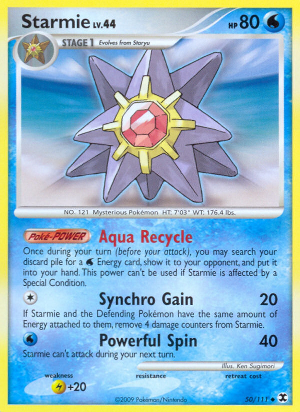 Pokemon | Starmie (50/111) [Platinum: Rising Rivals] | The Nerd Merchant