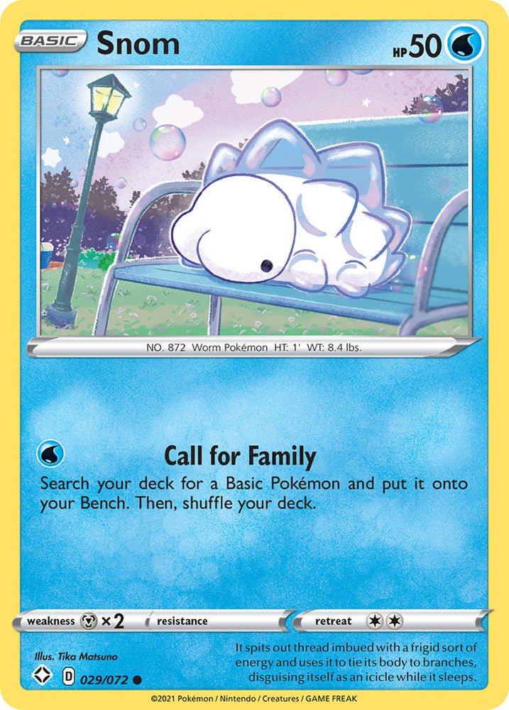 Pokemon | Snom (029/072) [Sword & Shield: Shining Fates] | The Nerd Merchant