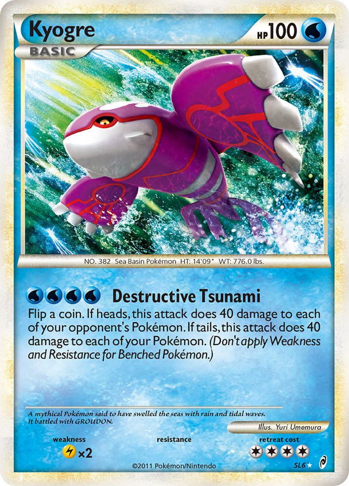 Pokemon | Kyogre (SL6) [HeartGold & SoulSilver: Call of Legends] | The Nerd Merchant