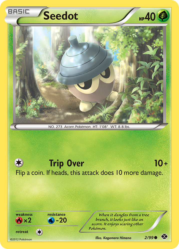 Pokemon | Seedot (2/99) [Black & White: Next Destinies] | The Nerd Merchant