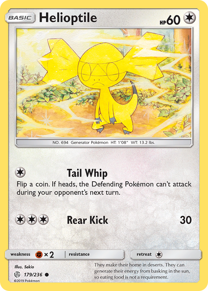 Pokemon| Helioptile (179/236) [Sun & Moon: Cosmic Eclipse] | The Nerd Merchant