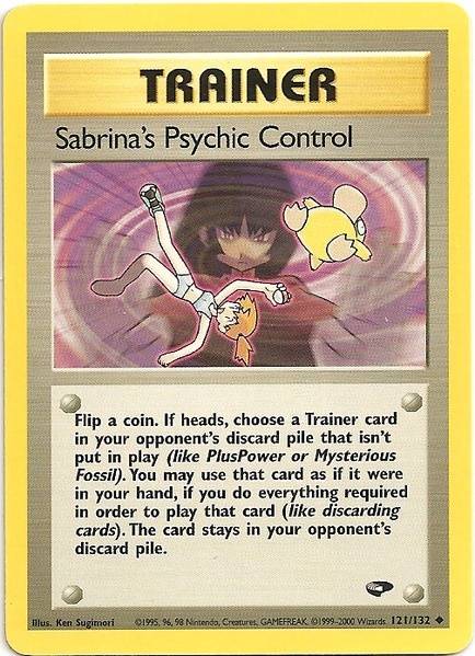 Pokemon | Sabrina's Psychic Control (121/132) [Gym Challenge Unlimited] | The Nerd Merchant