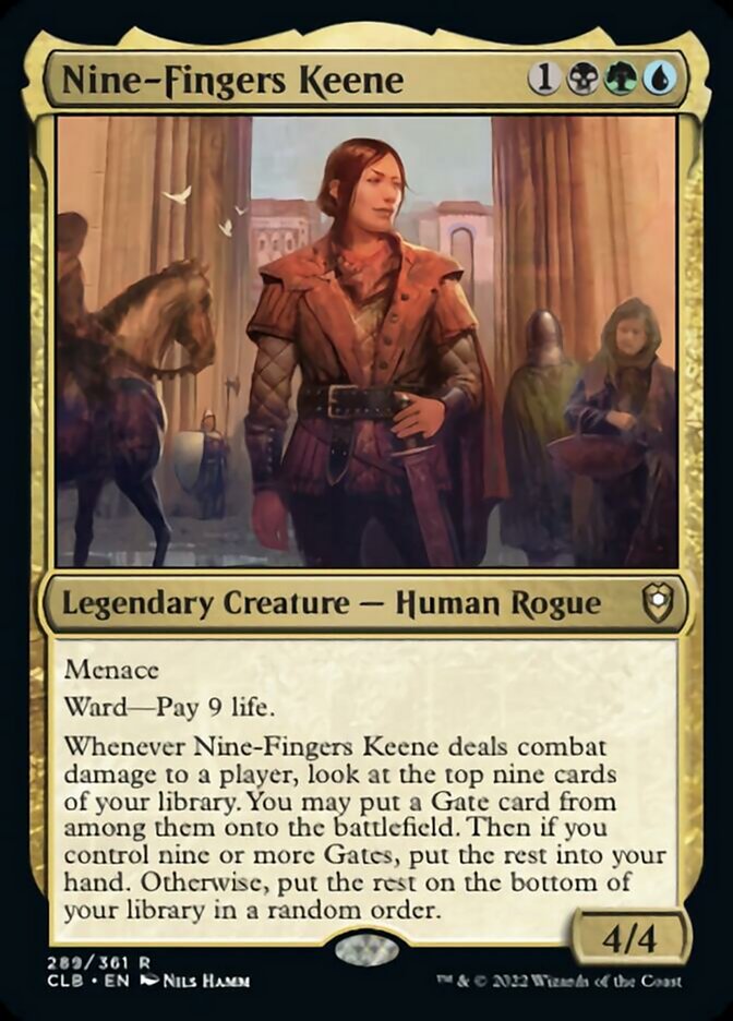 Magic | Nine-Fingers Keene [Commander Legends: Battle for Baldur's Gate] | The Nerd Merchant