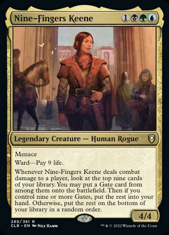 Magic | Nine-Fingers Keene [Commander Legends: Battle for Baldur's Gate] | The Nerd Merchant