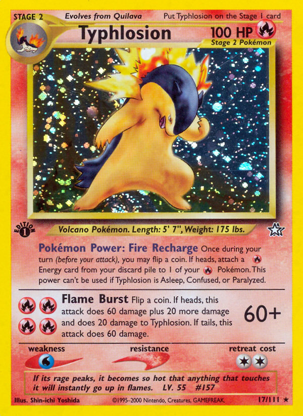Pokemon | Typhlosion (17/111) [Neo Genesis 1st Edition] | The Nerd Merchant