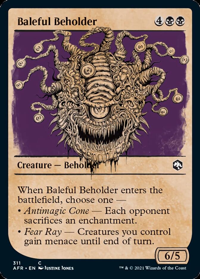 Magic | Baleful Beholder (Showcase) [Dungeons & Dragons: Adventures in the Forgotten Realms] | The Nerd Merchant