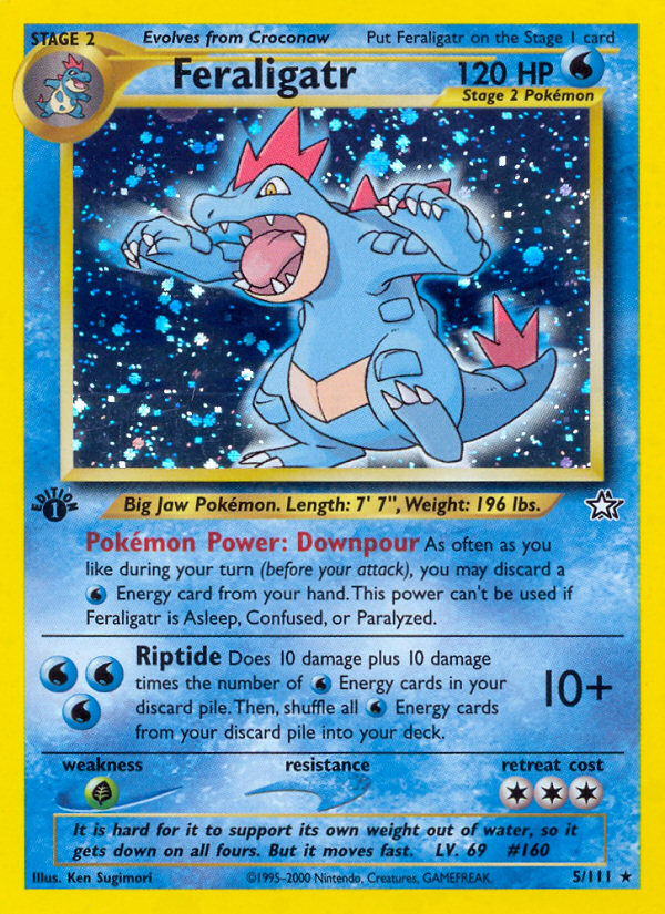 Pokemon | Feraligatr (5/111) [Neo Genesis 1st Edition] | The Nerd Merchant
