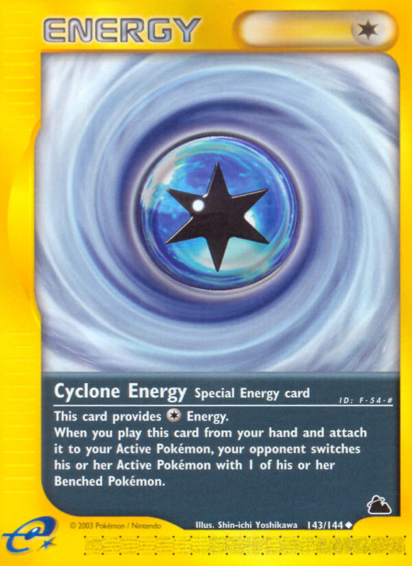 Pokemon | Cyclone Energy (143/144) [Skyridge] | The Nerd Merchant