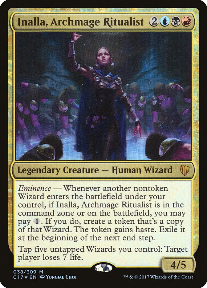 Magic | Inalla, Archmage Ritualist [Commander 2017] | The Nerd Merchant