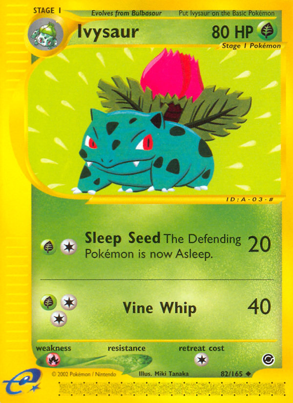 Pokemon | Ivysaur (82/165) [Expedition: Base Set] | The Nerd Merchant