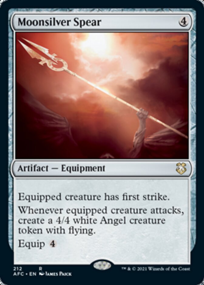 Magic | Moonsilver Spear [Dungeons & Dragons: Adventures in the Forgotten Realms Commander] | The Nerd Merchant
