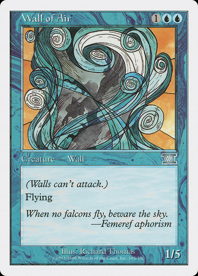 Magic | Wall of Air [Classic Sixth Edition] | The Nerd Merchant