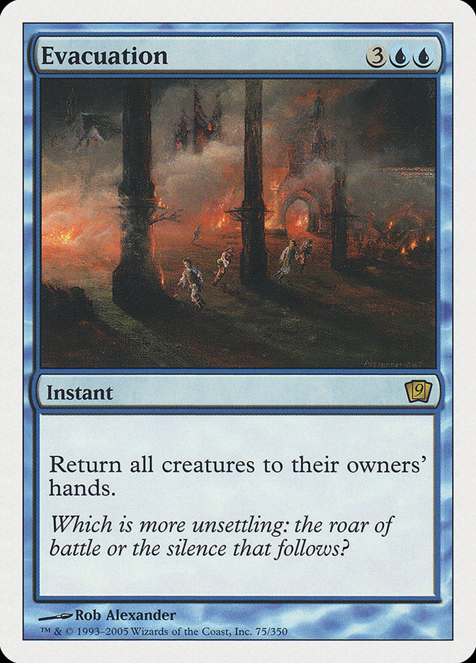 Magic | Evacuation [Ninth Edition] | The Nerd Merchant