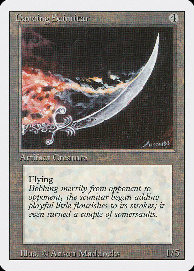 Magic | Dancing Scimitar [Revised Edition] | The Nerd Merchant