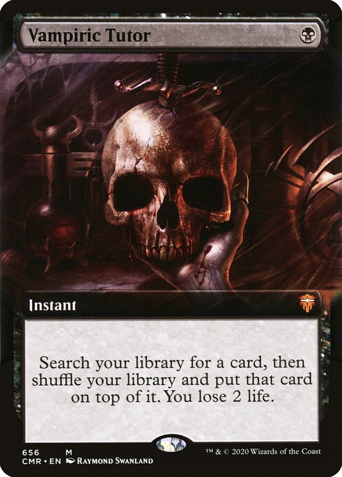 Magic | Vampiric Tutor (Extended Art) [Commander Legends] | The Nerd Merchant