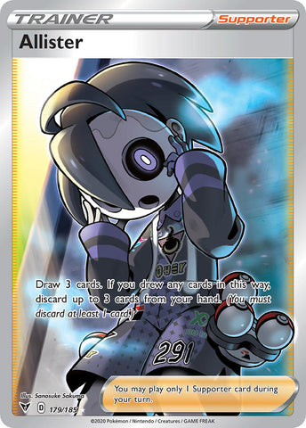 Pokemon | Allister (179/185) [Sword & Shield: Vivid Voltage] | The Nerd Merchant