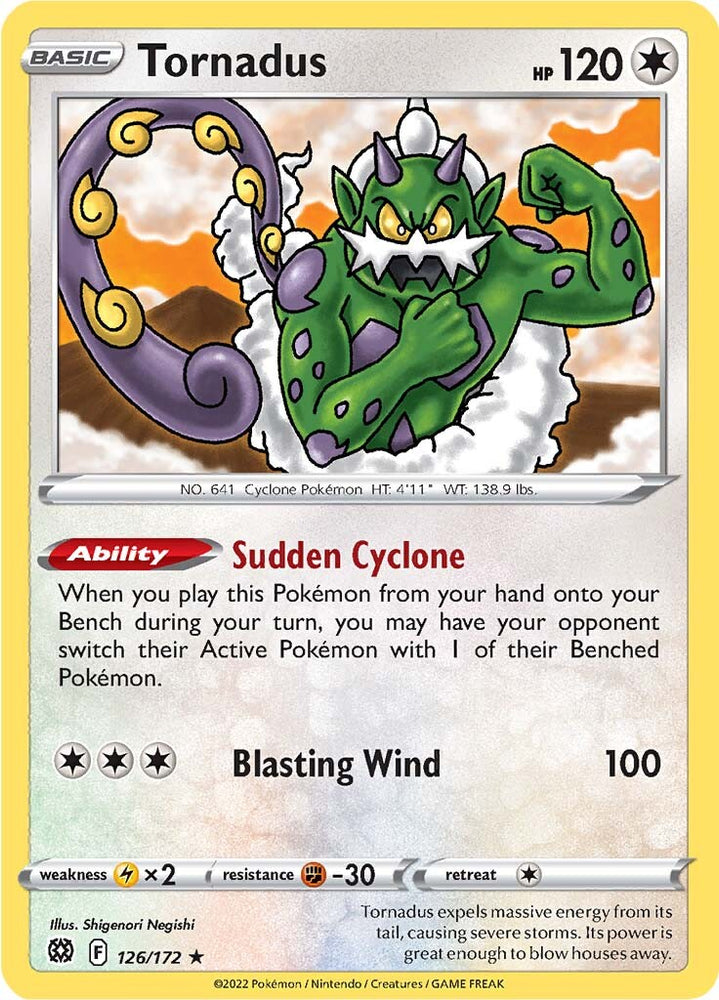 Pokemon | Tornadus (126/172) [Sword & Shield: Brilliant Stars] | The Nerd Merchant
