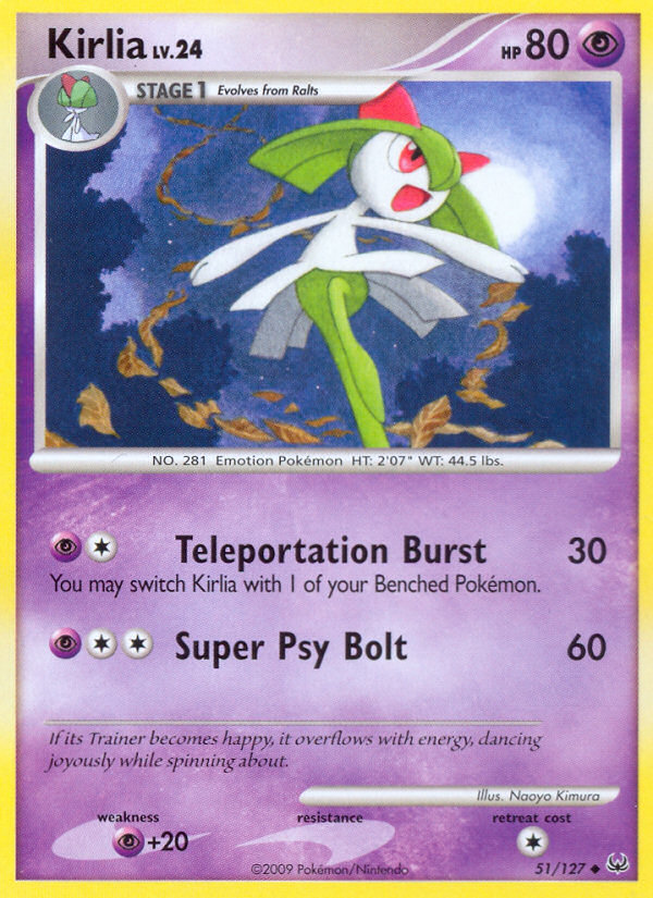 Pokemon | Kirlia (51/127) [Platinum: Base Set] | The Nerd Merchant
