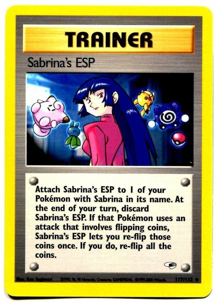 Pokemon | Sabrina's ESP (117/132) [Gym Heroes Unlimited] | The Nerd Merchant
